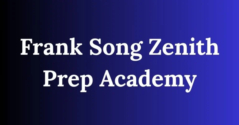 Frank Song Zenith Prep Academy